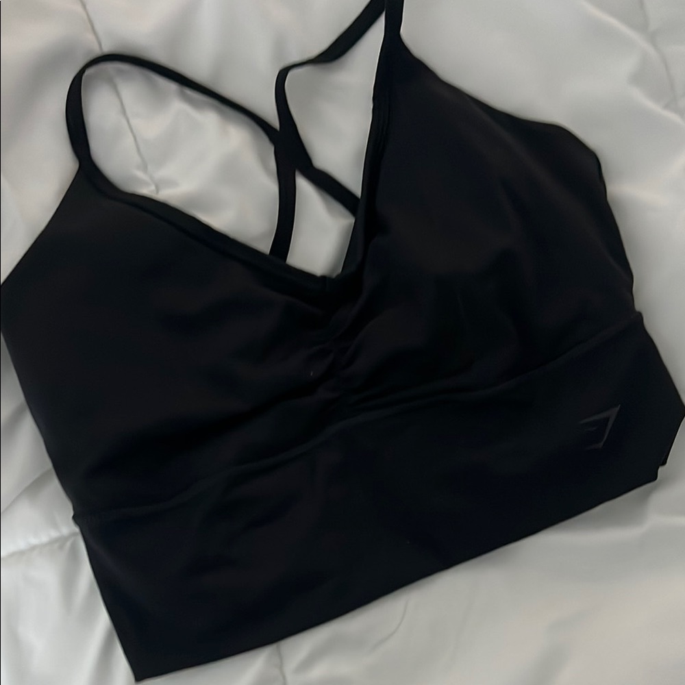 Gymshark Black Criss-Cross Sports Bra
